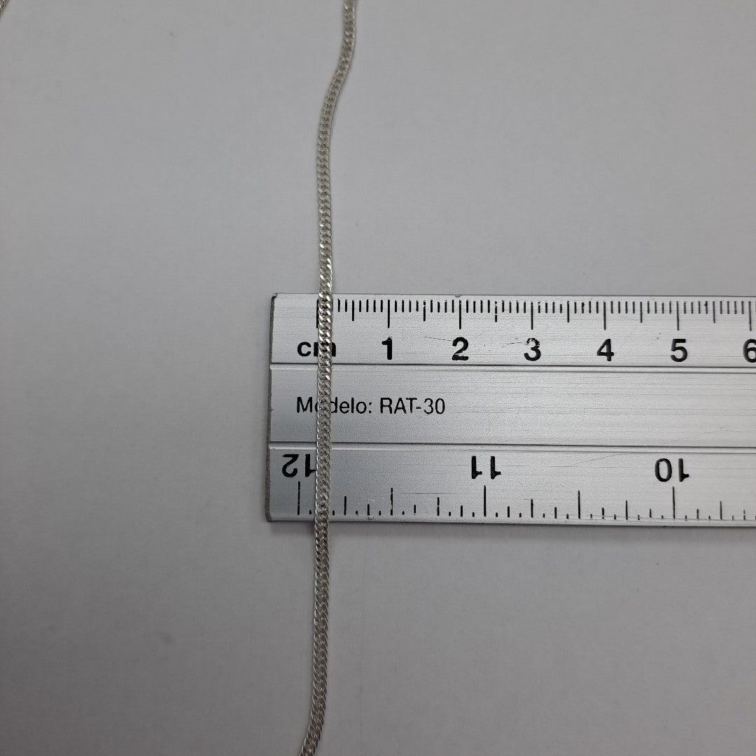 CADENA BARBADA PLATA .925 60 CM 5.02 GR (NUEVO)
