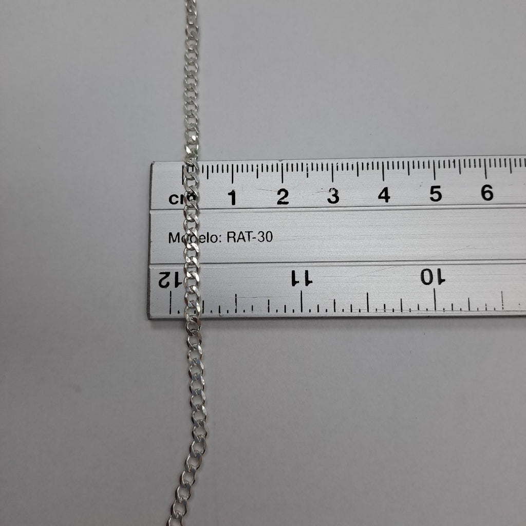 CADENA BARBADA PLATA .925 50 CM 7.52 GR (NUEVO)