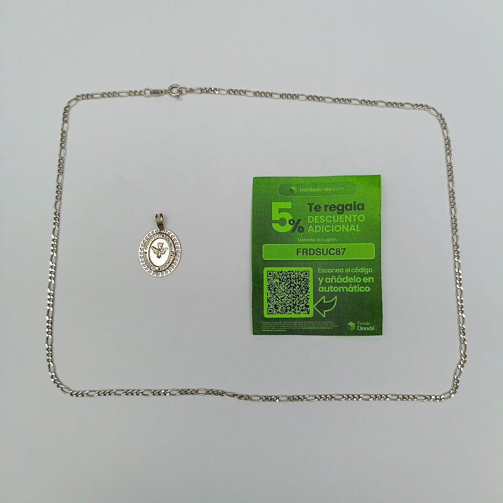 CADENA, DIJE PLATA 6.3 GRMS (SEMINUEVO)
