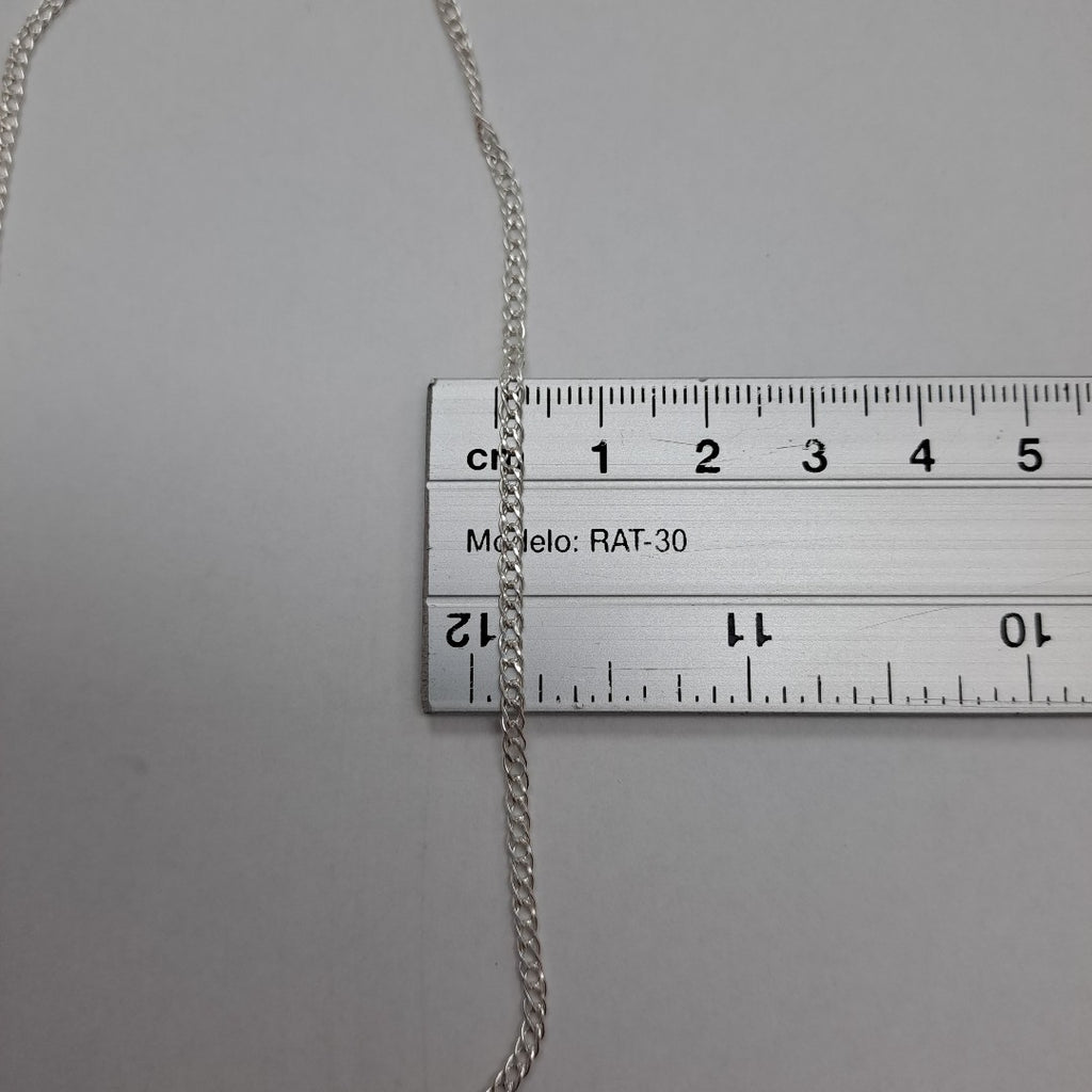 CADENA DOBLE ESLABON PLATA .925 50 CM 3.43 GR (NUEVO)