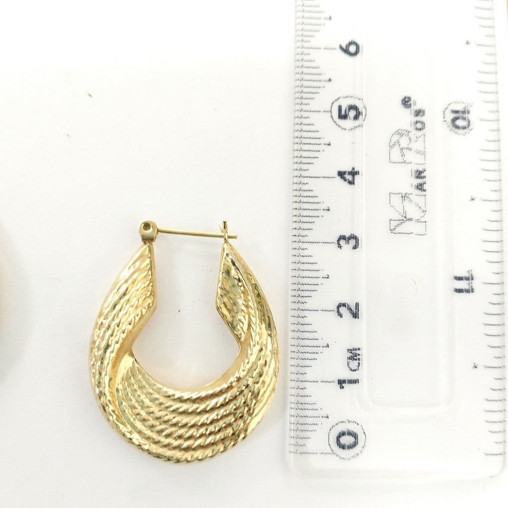 ARRACADAS PAR ORO 14 K 3.5 GRMS (SEMINUEVO)