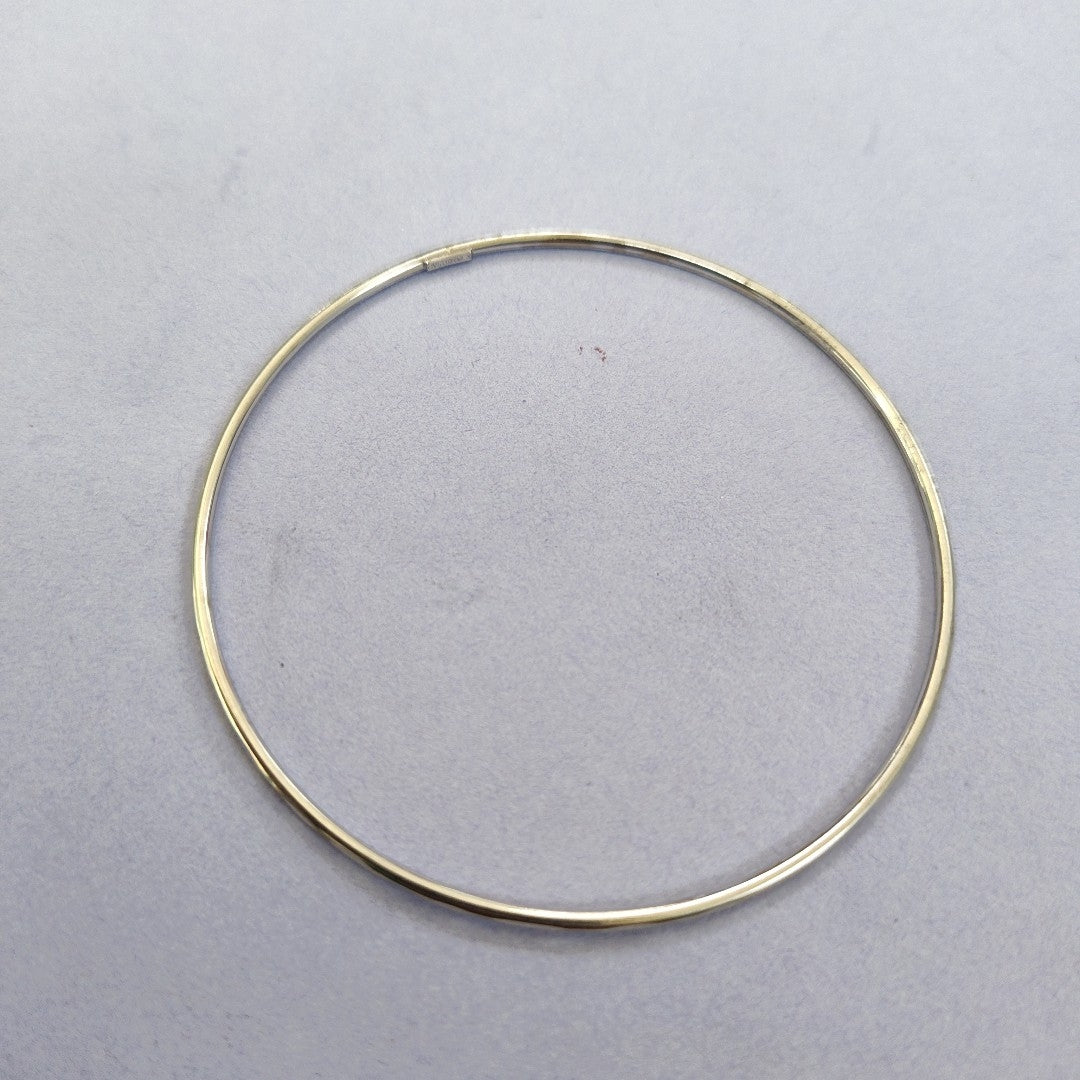 PULSERA RIGIDA ORO BLANCO 10 K 2 GRMS (SEMINUEVO)