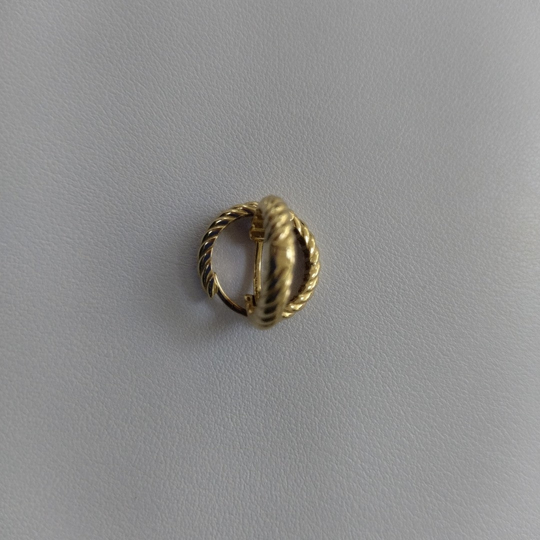ARRACADAS PAR ORO 14 K 2 GRMS (SEMINUEVO)