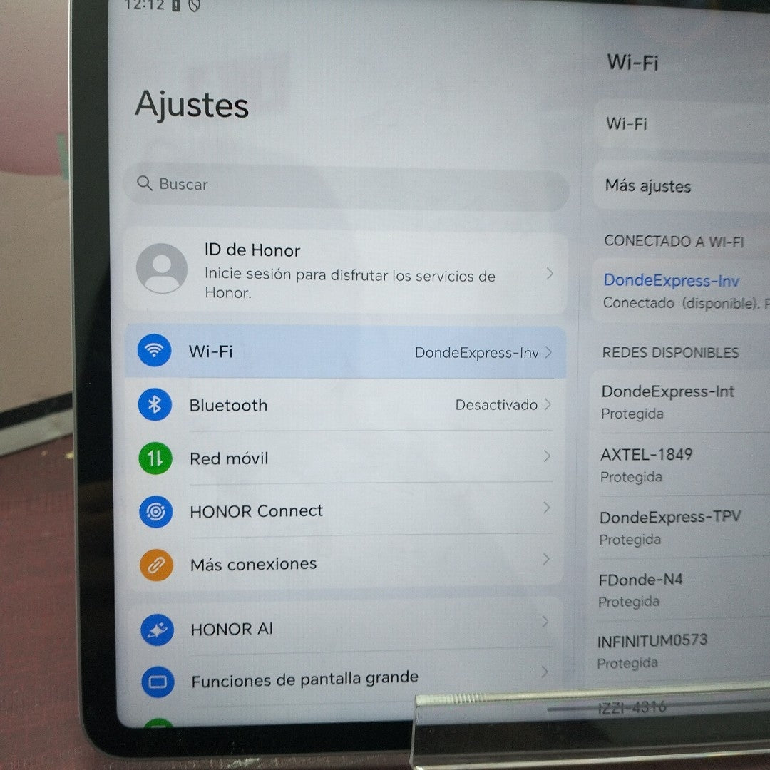 TABLETA HONOR PAD 10 HEY3-W00 (2025) 256 GB 8 GB RAM (SEMINUEVO)