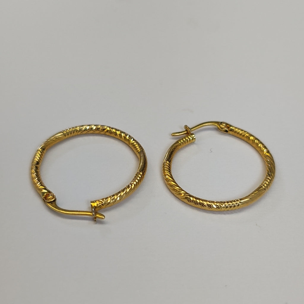 ARRACADAS PAR ORO 14 K 2 GRMS (SEMINUEVO)