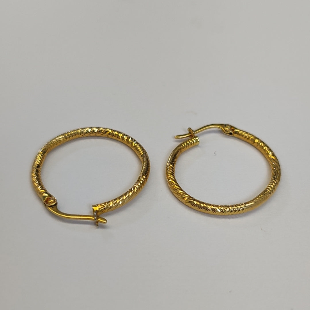 ARRACADAS PAR ORO 14 K 2 GRMS (SEMINUEVO)