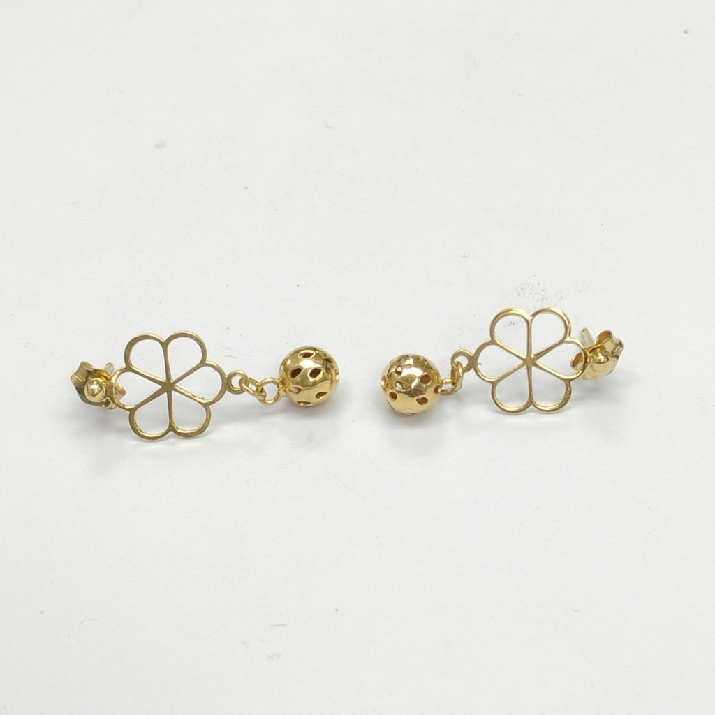 BROQUELES PAR ORO 14 K 1,90 GRMS (SEMINUEVO)