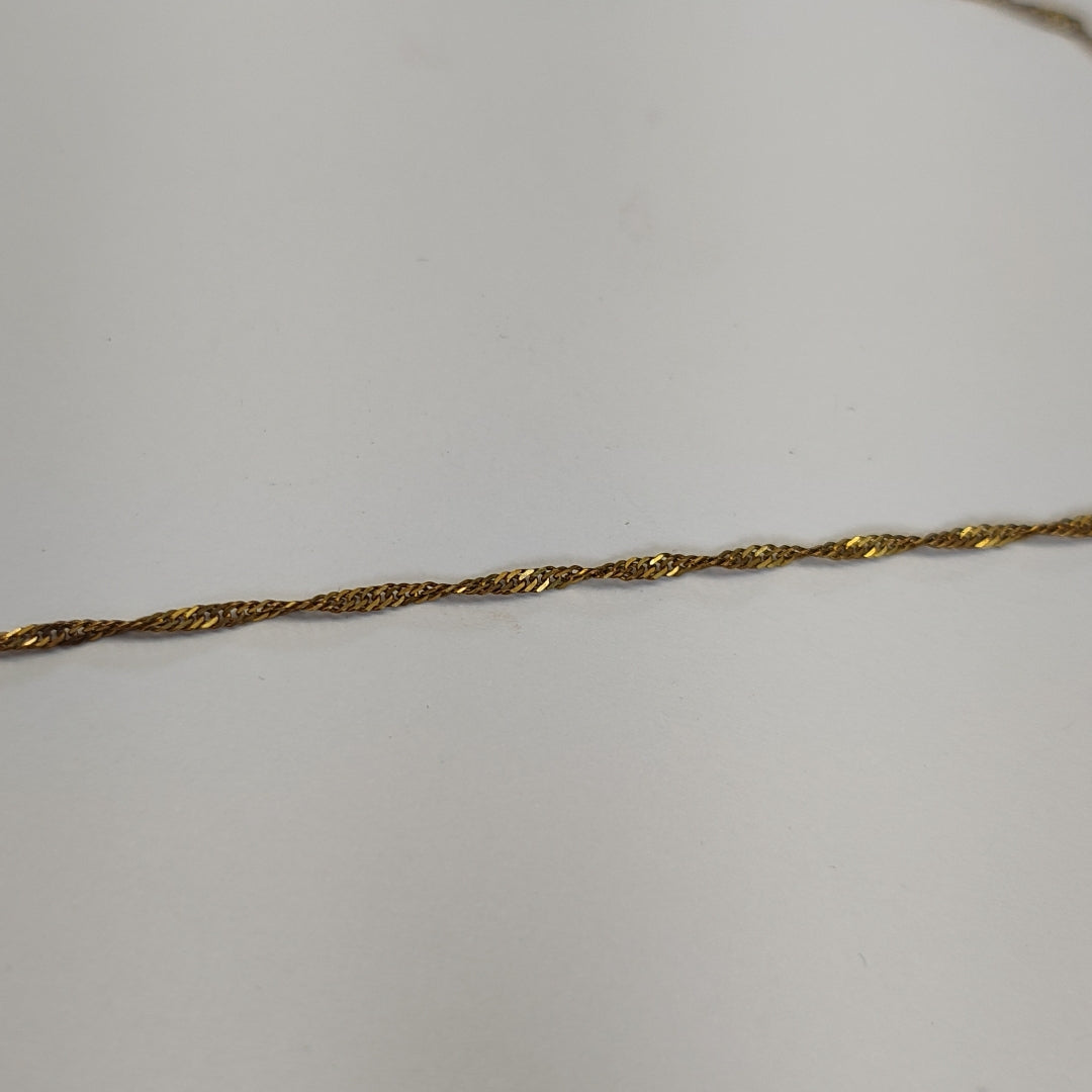 CADENA ORO 10 K 2,10 GRMS (SEMINUEVO)