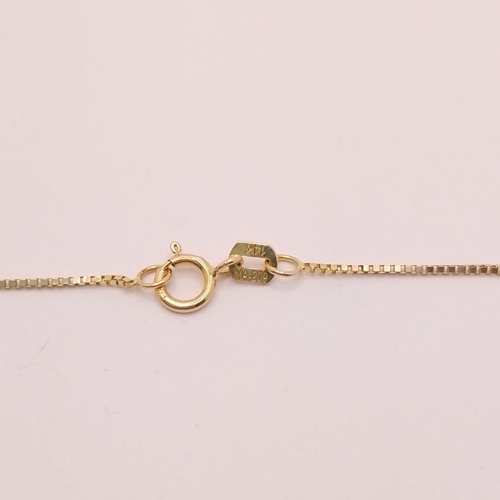 CADENA ORO, ORO COMBINADO 14 K 2.6 GRMS (SEMINUEVO)