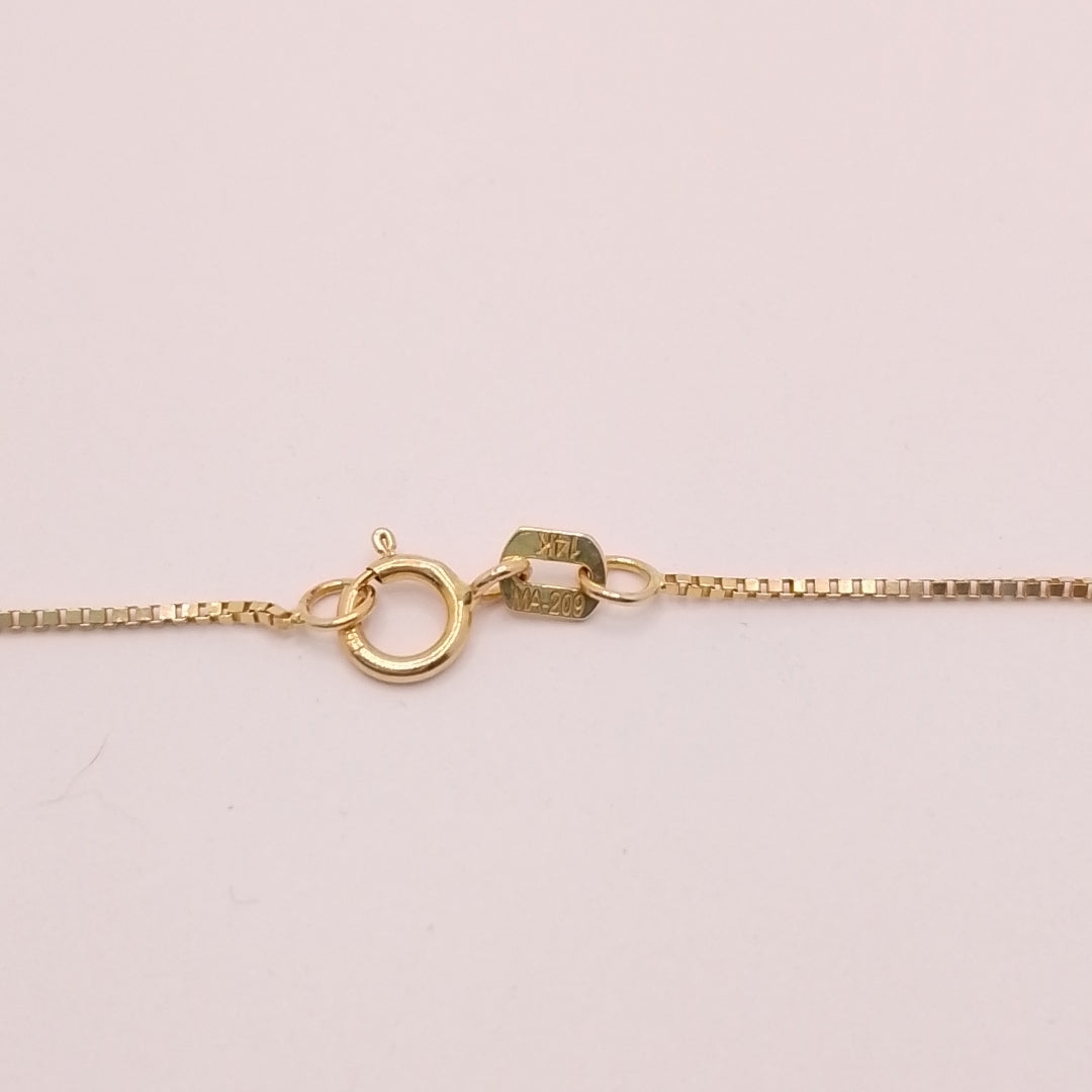 CADENA ORO, ORO COMBINADO 14 K 2.6 GRMS (SEMINUEVO)