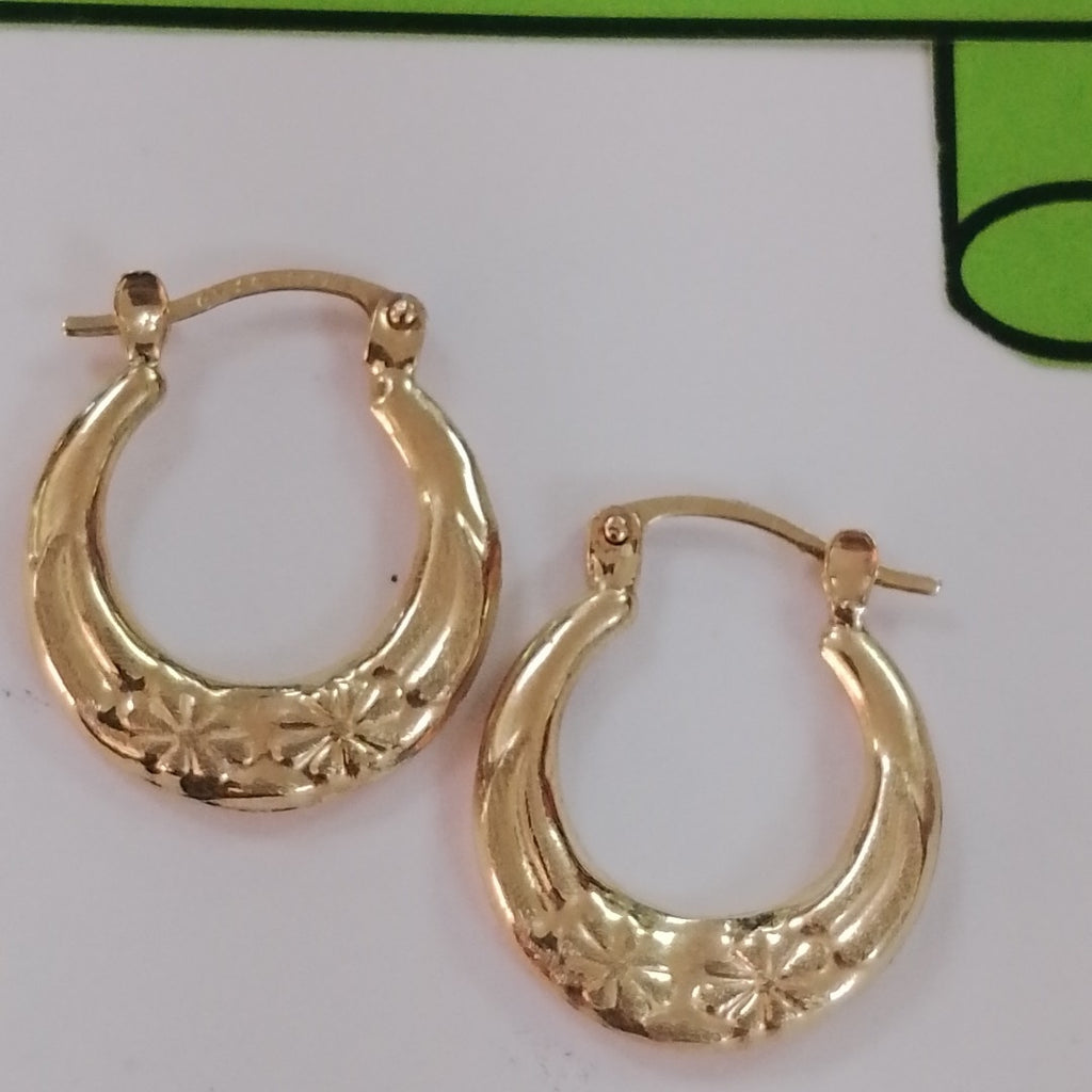 ARRACADAS PAR ORO 10 K 1,40 GRMS (SEMINUEVO)
