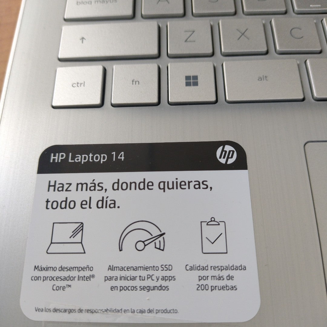 LAPTOP HP 14-DQ0530LA (2024) 256 GB SSD 8 GB RAM (SEMINUEVO)