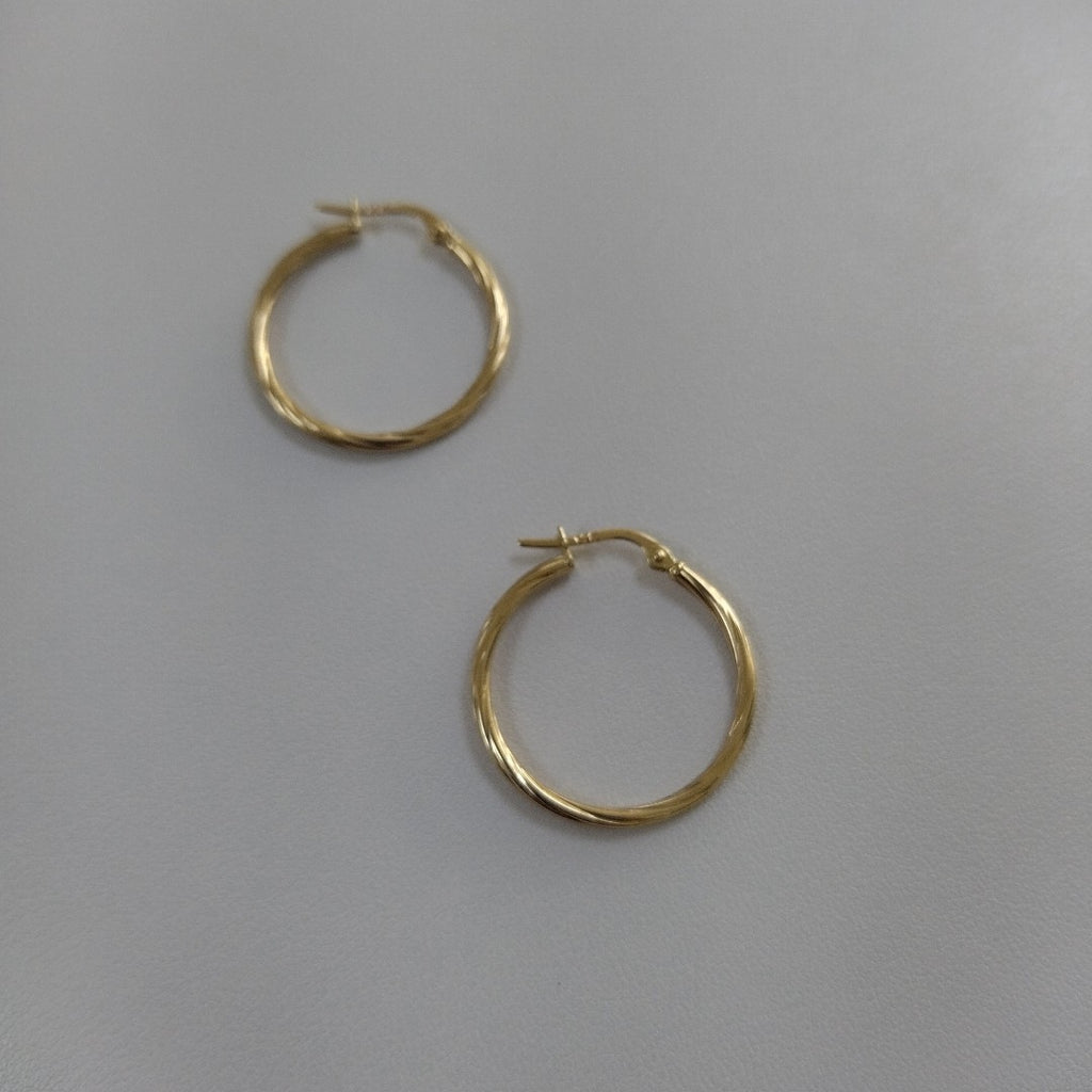 ARRACADAS PAR ORO 14 K 1.1 GRMS (SEMINUEVO)