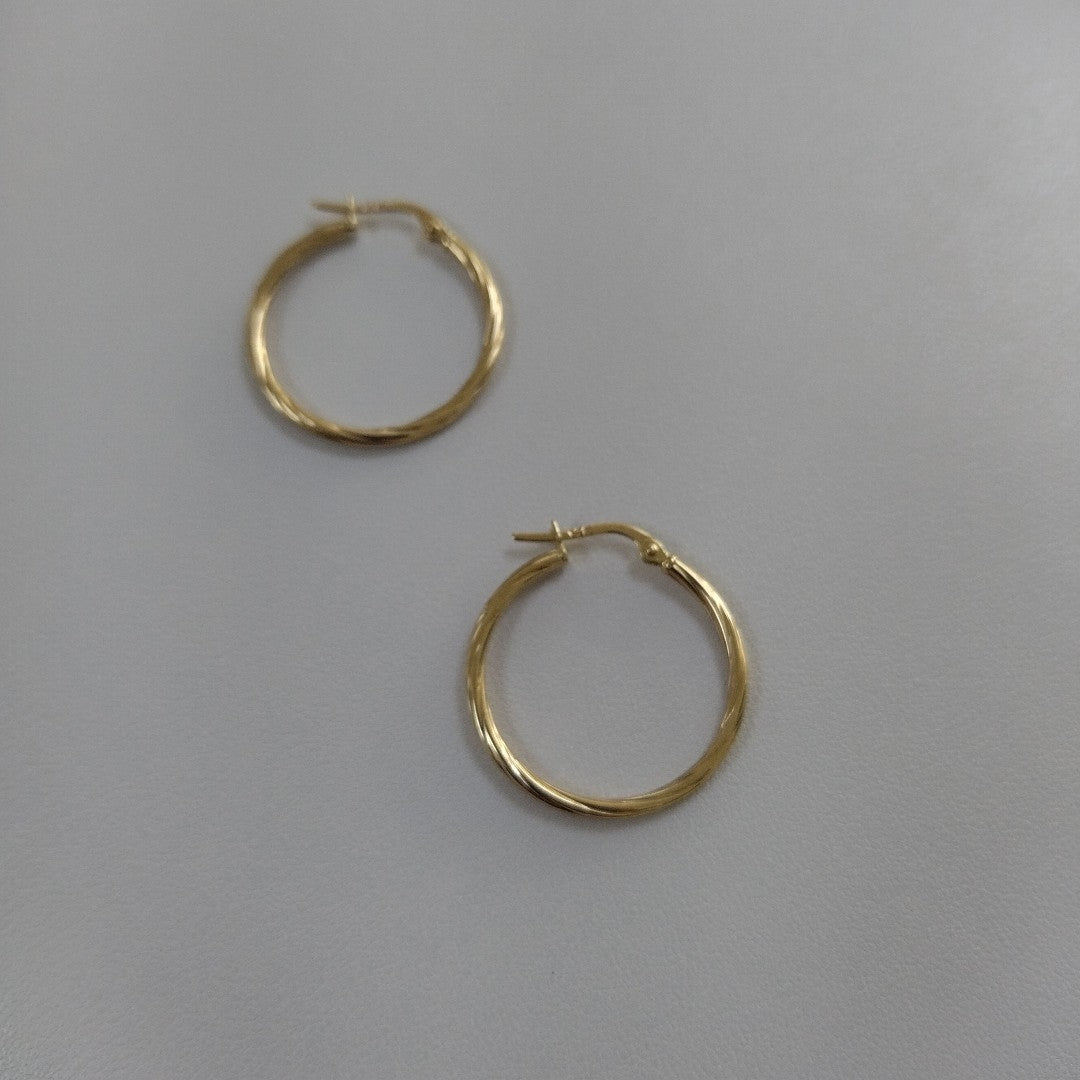 ARRACADAS PAR ORO 14 K 1.1 GRMS (SEMINUEVO)
