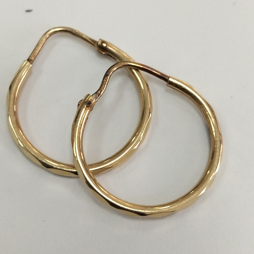 ARRACADAS PAR ORO 14 K 1,10 GRMS (SEMINUEVO)