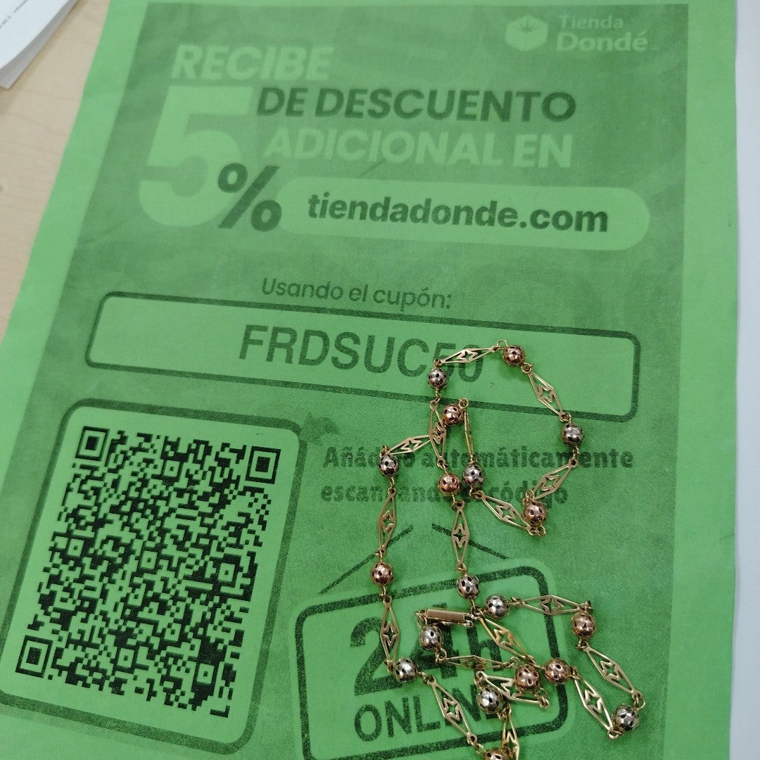 CADENA ORO 14 K 14.4 GRMS (SEMINUEVO)