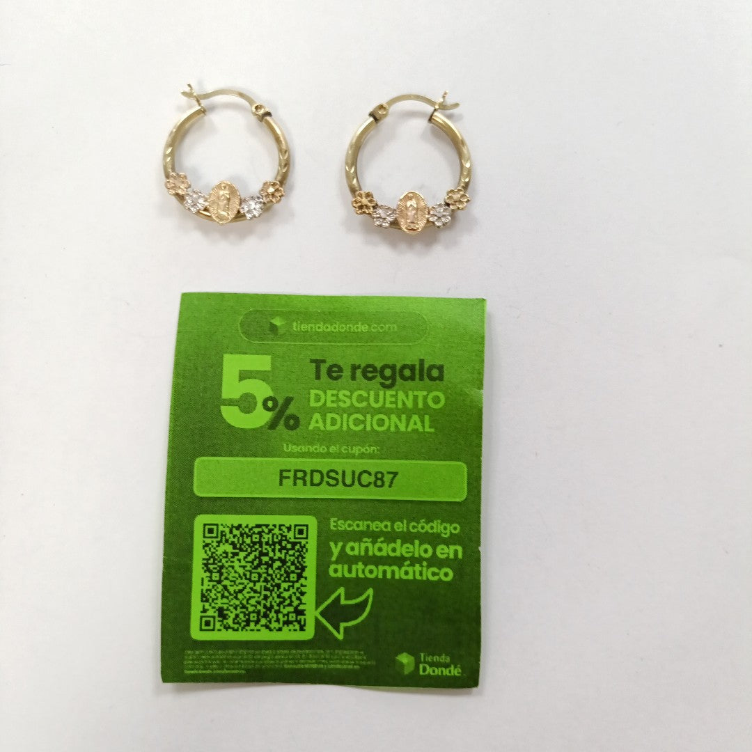 ARRACADAS PAR ORO 10 K 2.2 GRMS (SEMINUEVO)