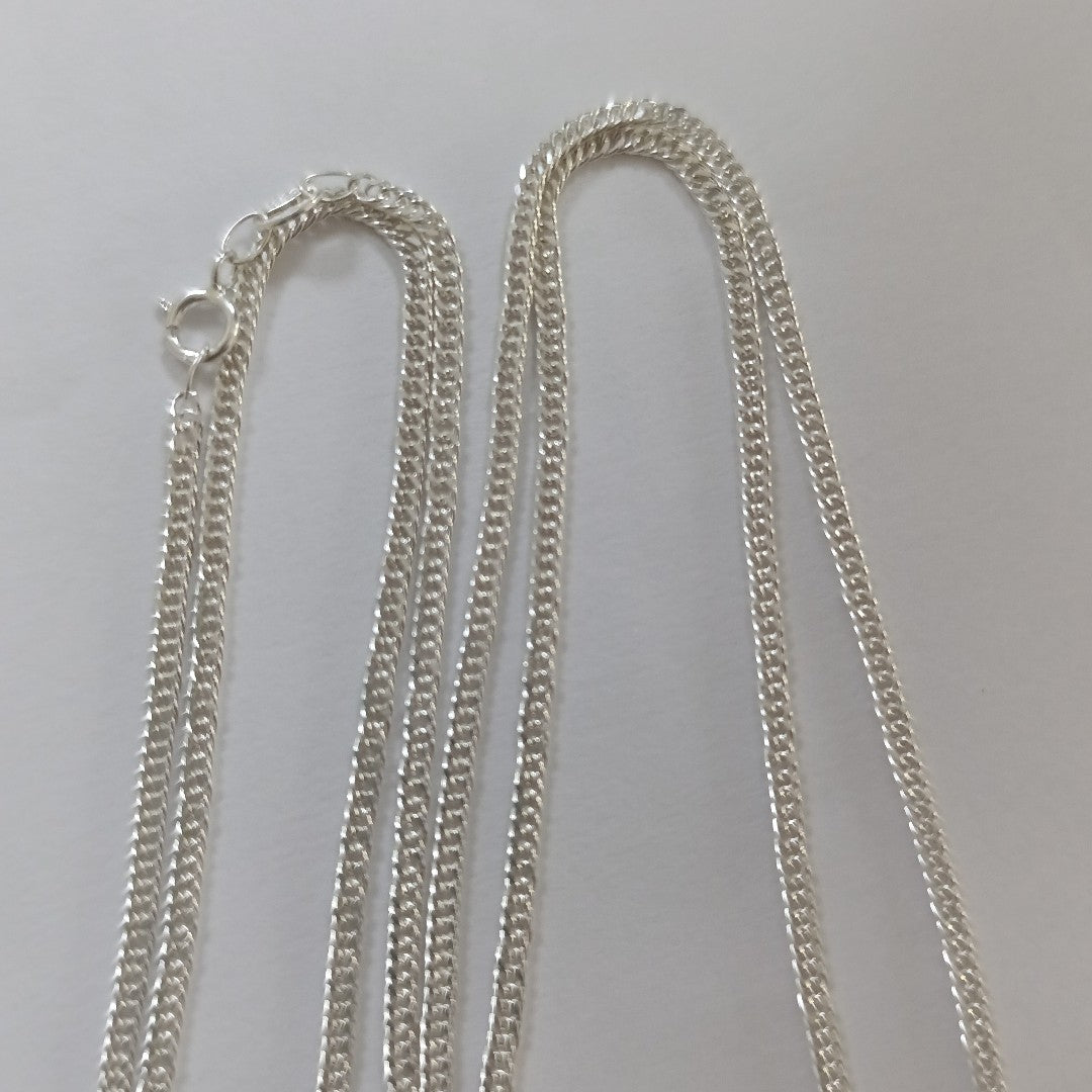 CADENA BARBADA PLATA .925 60 CM 4.82 GR (NUEVO)