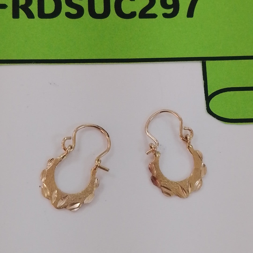 ARRACADAS PAR ORO 8 K 0,80 GRMS (SEMINUEVO)