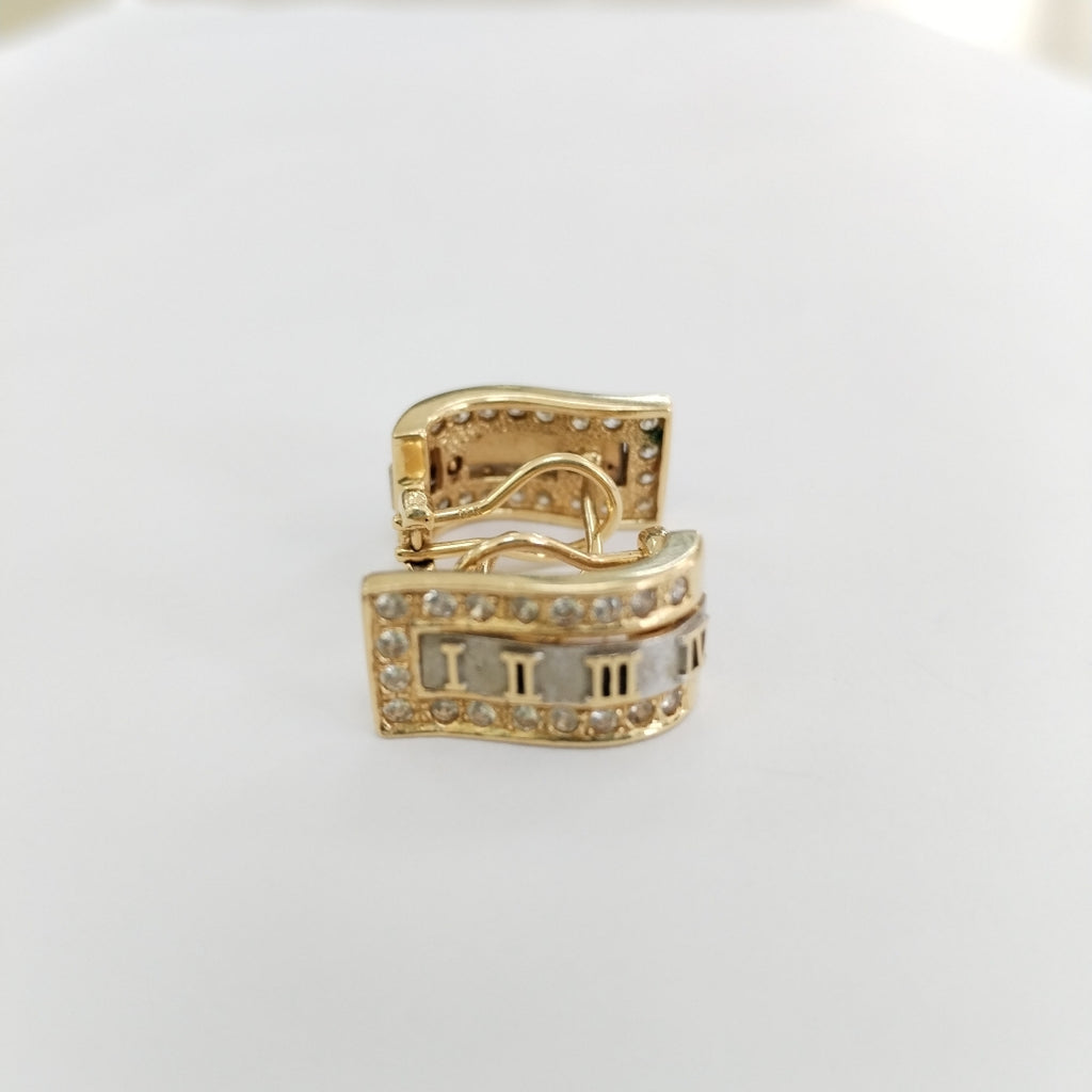 ARETES PAR ORO 14 K 7,30 GRMS (SEMINUEVO)