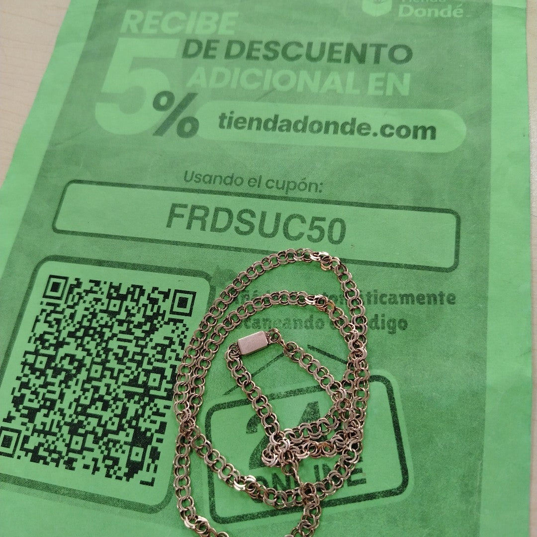 CADENA ORO 8 K 15 GRMS (SEMINUEVO)