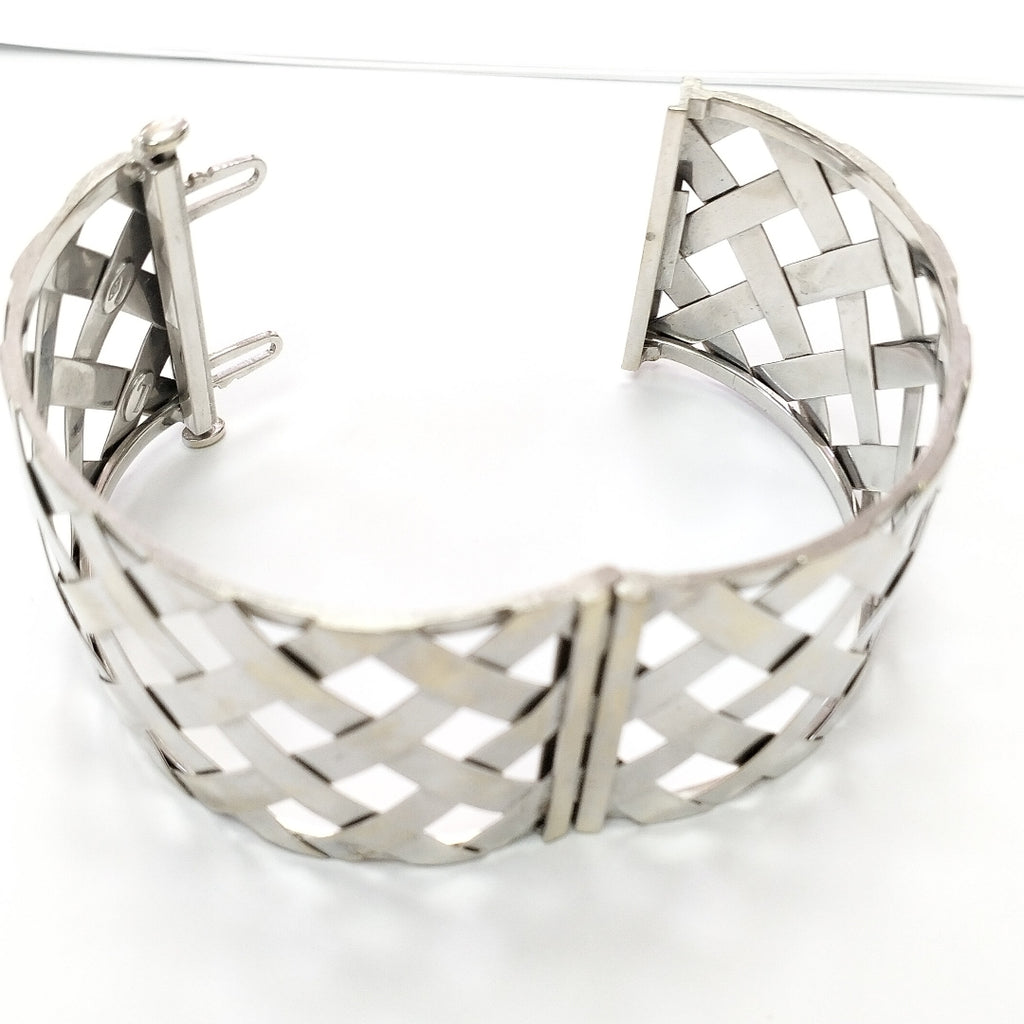 BRAZALETE ORO BLANCO 18 K 61 GRMS (SEMINUEVO)