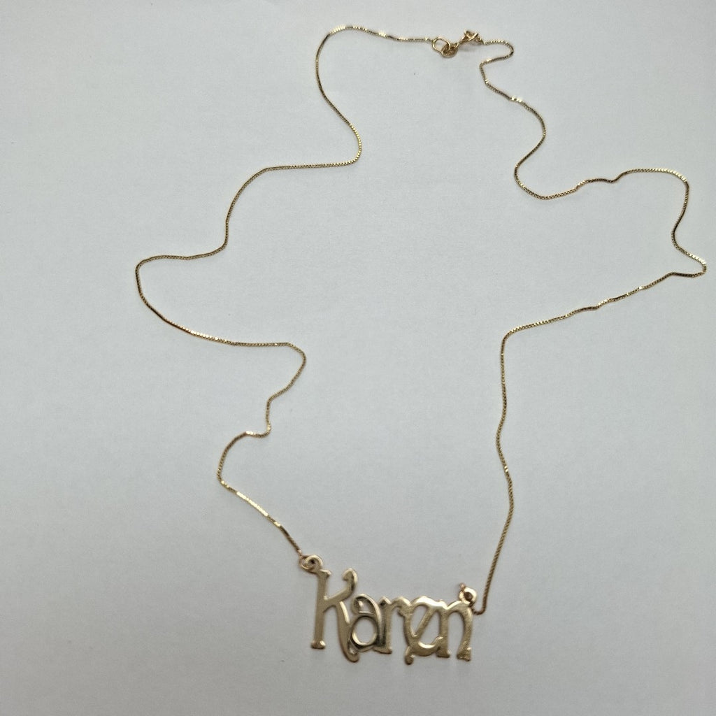 GARGANTILLA ORO 14 K 2,10 GRMS (SEMINUEVO)