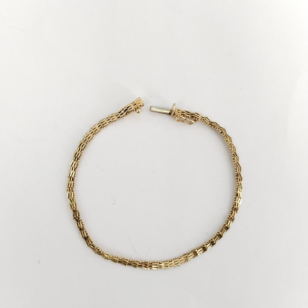 PULSERA ORO 14 K 5.5 GRMS (SEMINUEVO)
