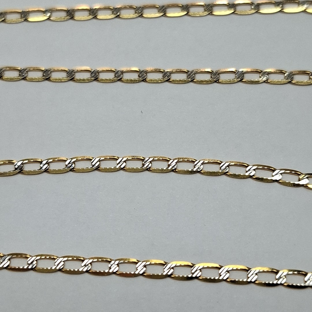CADENA ORO,PLATINO 10 K 4,20 GRMS (SEMINUEVO)