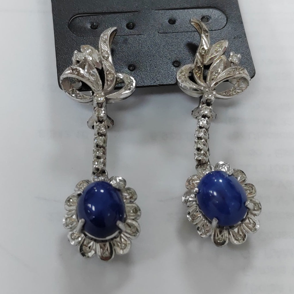 ARETES PAR ORO BLANCO 14 K 13.5 GRMS (SEMINUEVO)