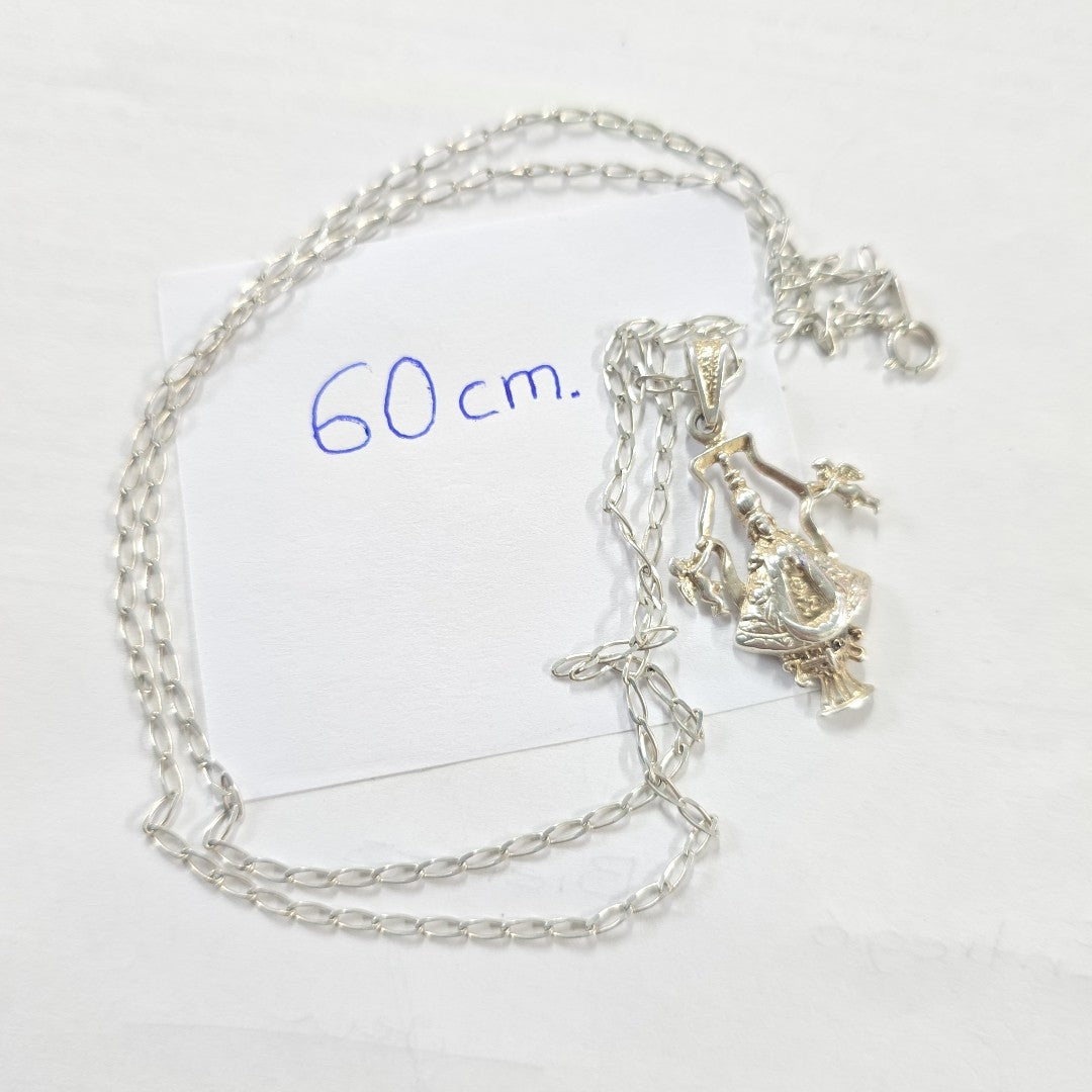 CADENA, DIJE PLATA 5.8 GRMS (SEMINUEVO)