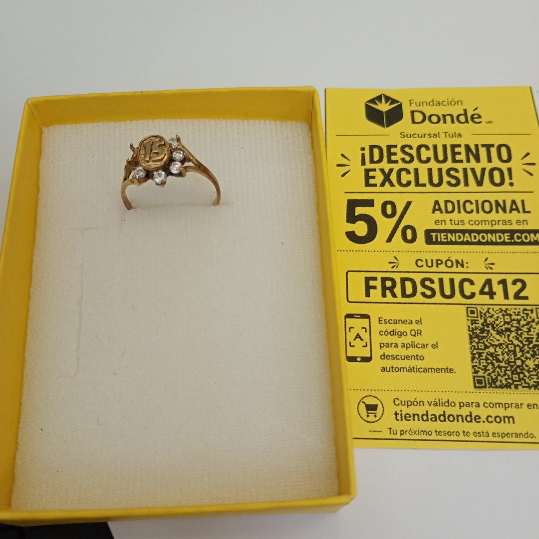 ANILLITO ORO 10 K 2,10 GRMS (SEMINUEVO)