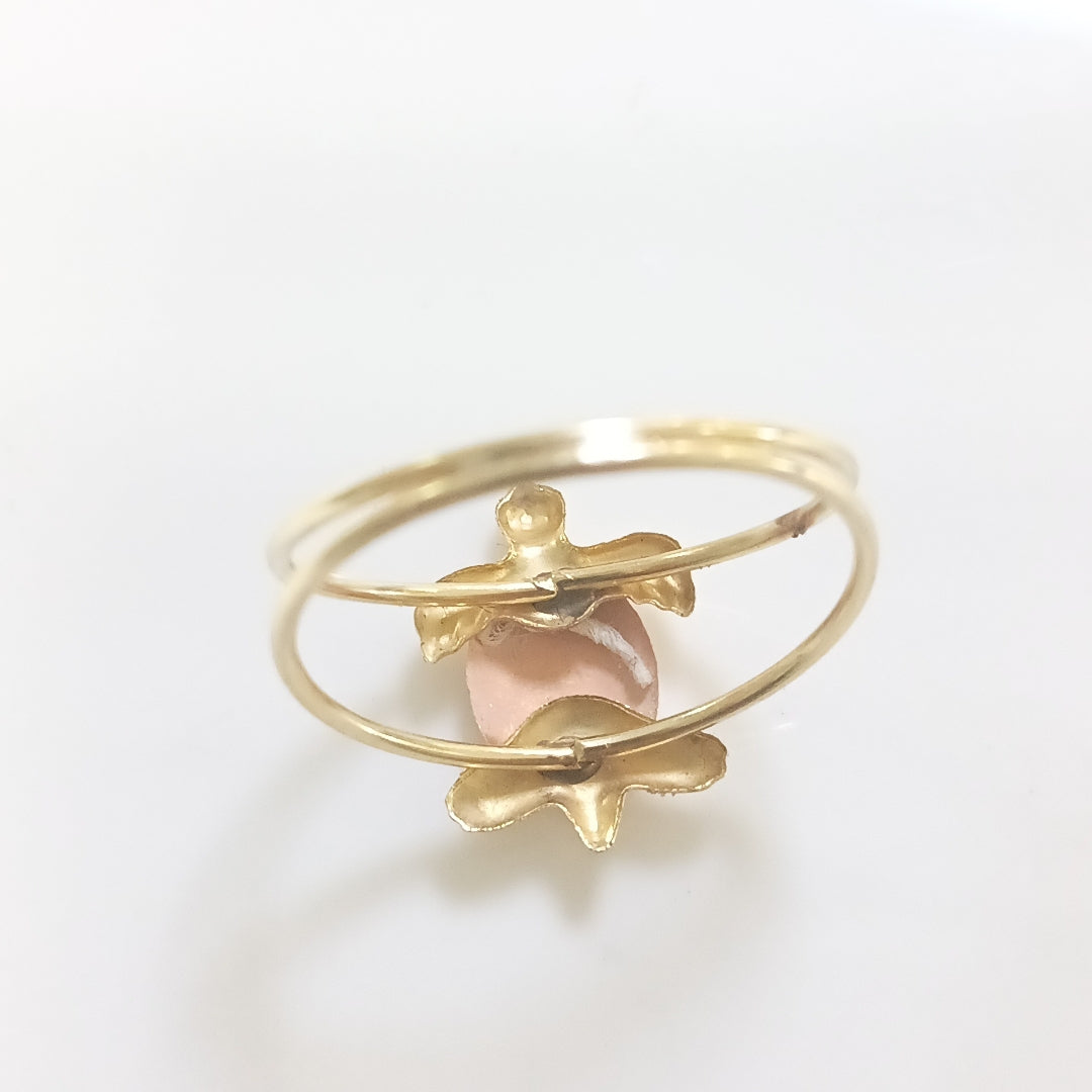 ANILLITO ORO, ORO COMBINADO 14 K 1.5 GRMS (SEMINUEVO)