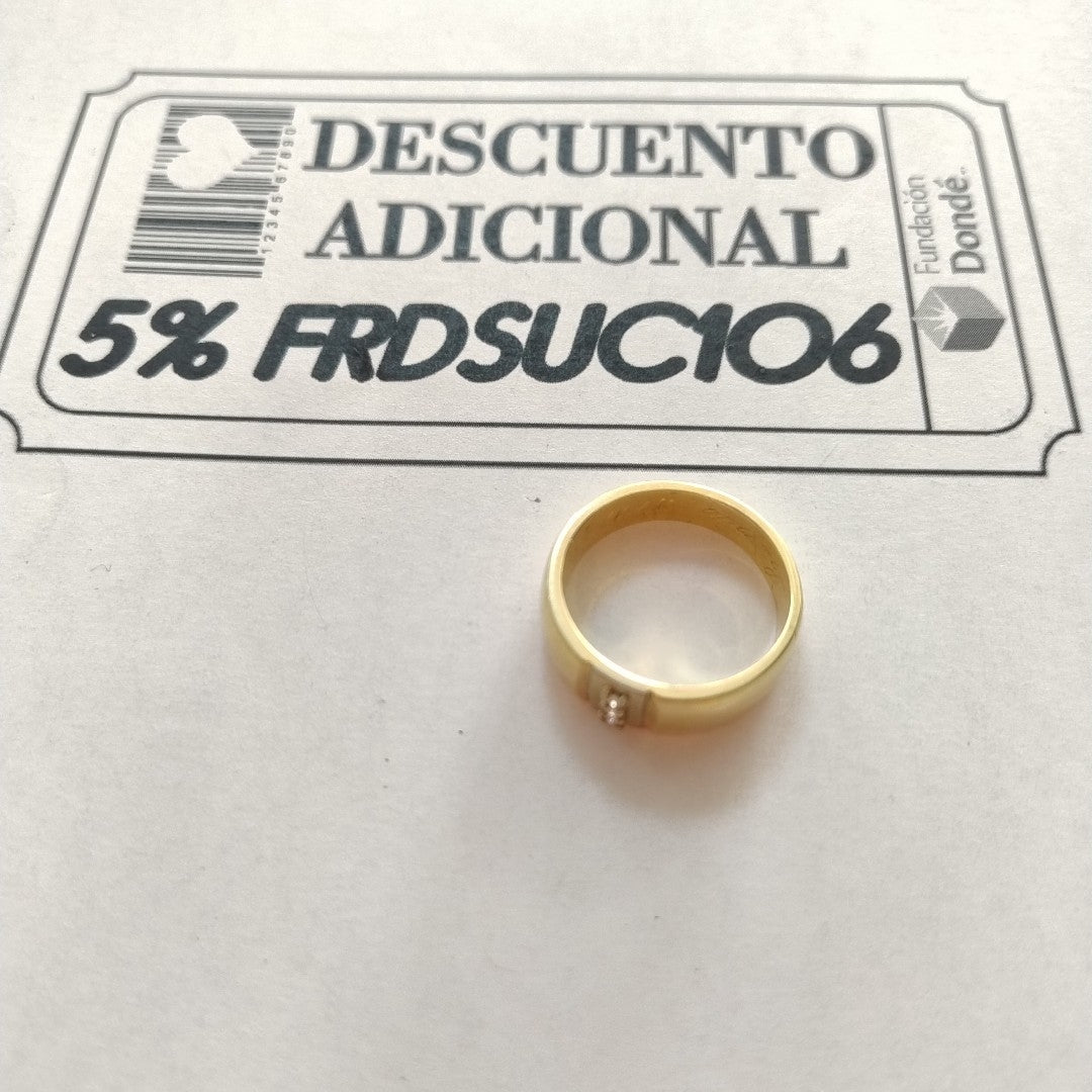 ARGOLLA ORO 14 K 10,90 GRMS (SEMINUEVO)
