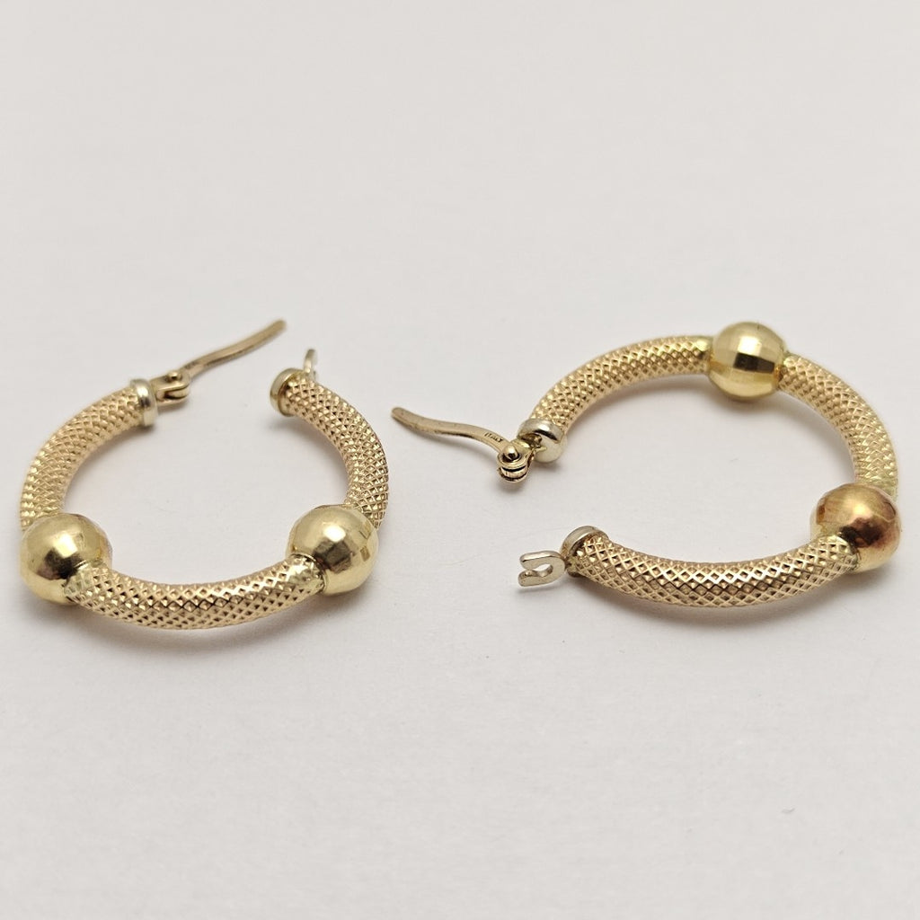 ARRACADAS PAR ORO 14 K 4.4 GRMS (SEMINUEVO)