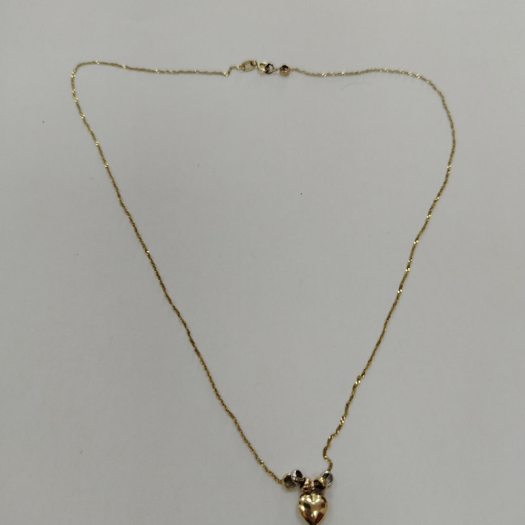 GARGANTILLA ORO, ORO COMBINADO 14 K 1.5 GRMS (SEMINUEVO)