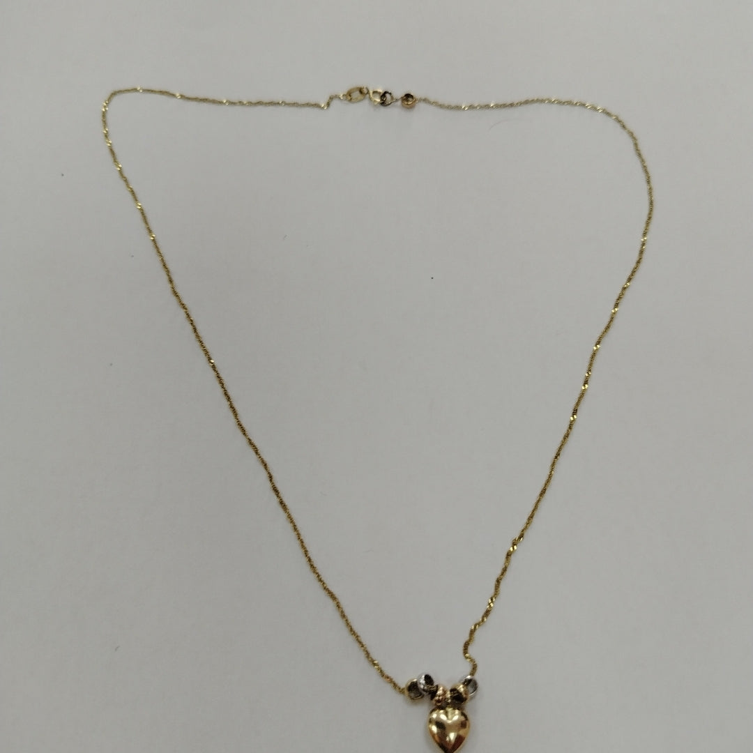 GARGANTILLA ORO, ORO COMBINADO 14 K 1.5 GRMS (SEMINUEVO)