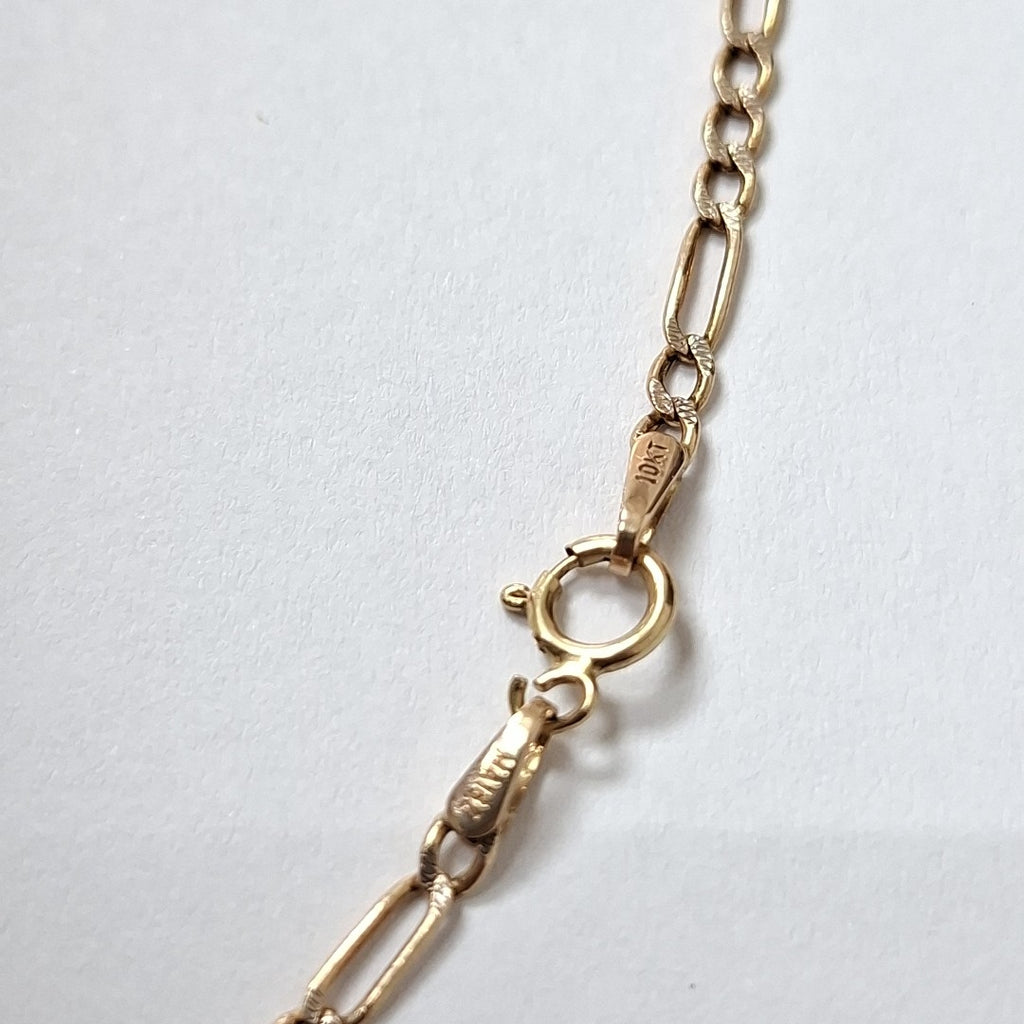 CADENA, CRUCIFIJO ORO 10 K 3.8 GRMS (SEMINUEVO)