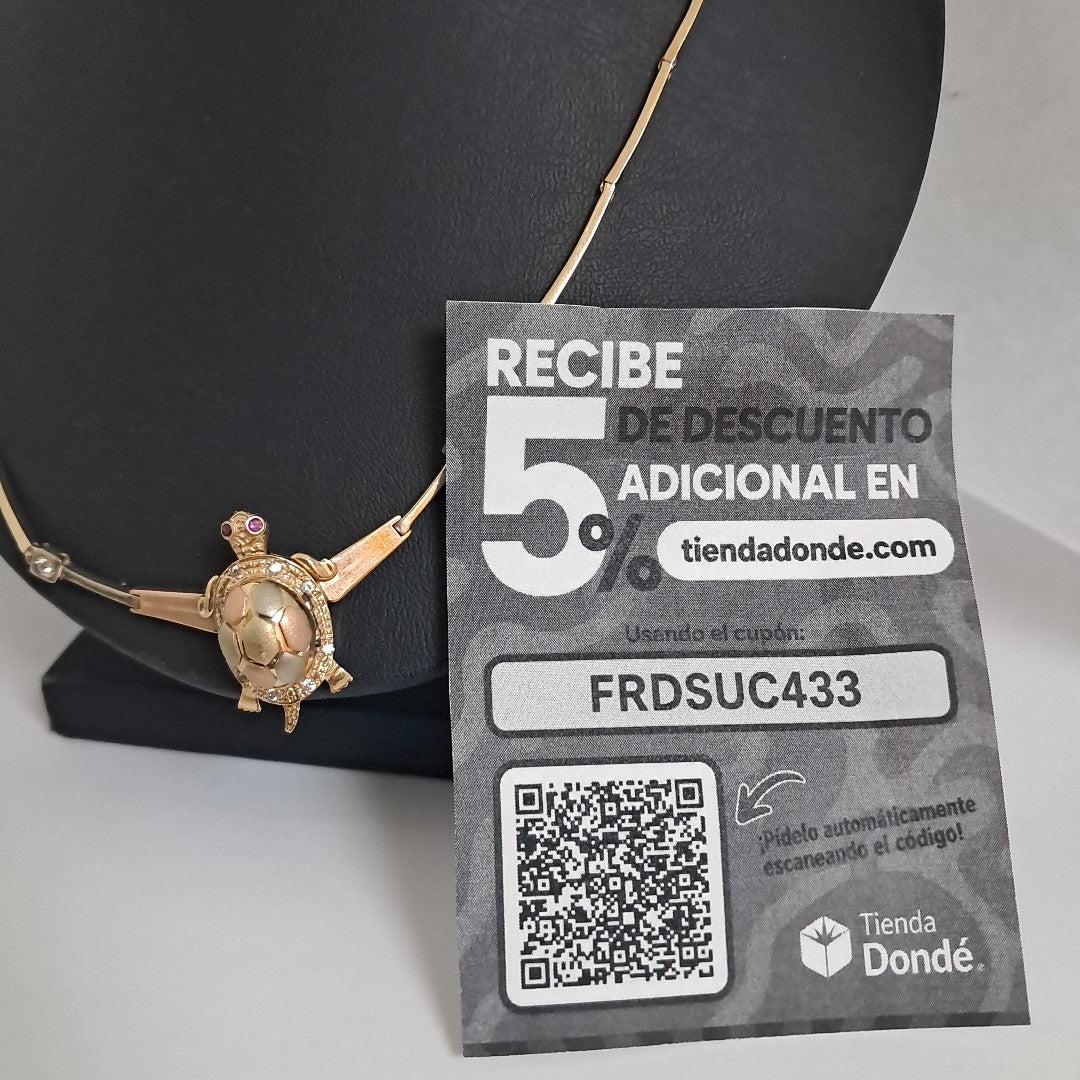 CADENA ORO COMBINADO 14 K 21,00 GRMS (SEMINUEVO)