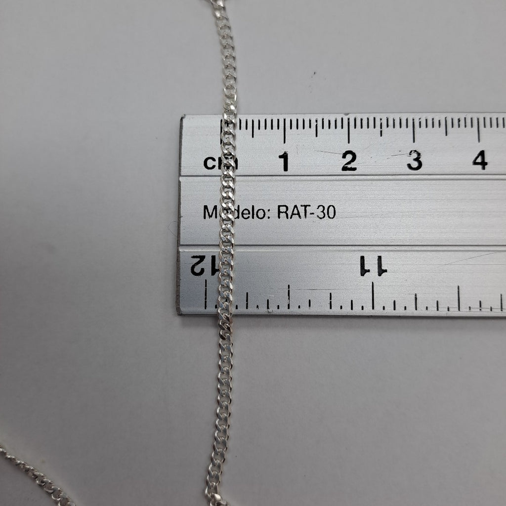 CADENA BARBADA PLATA .925 60 CM 6.63 GR (NUEVO)