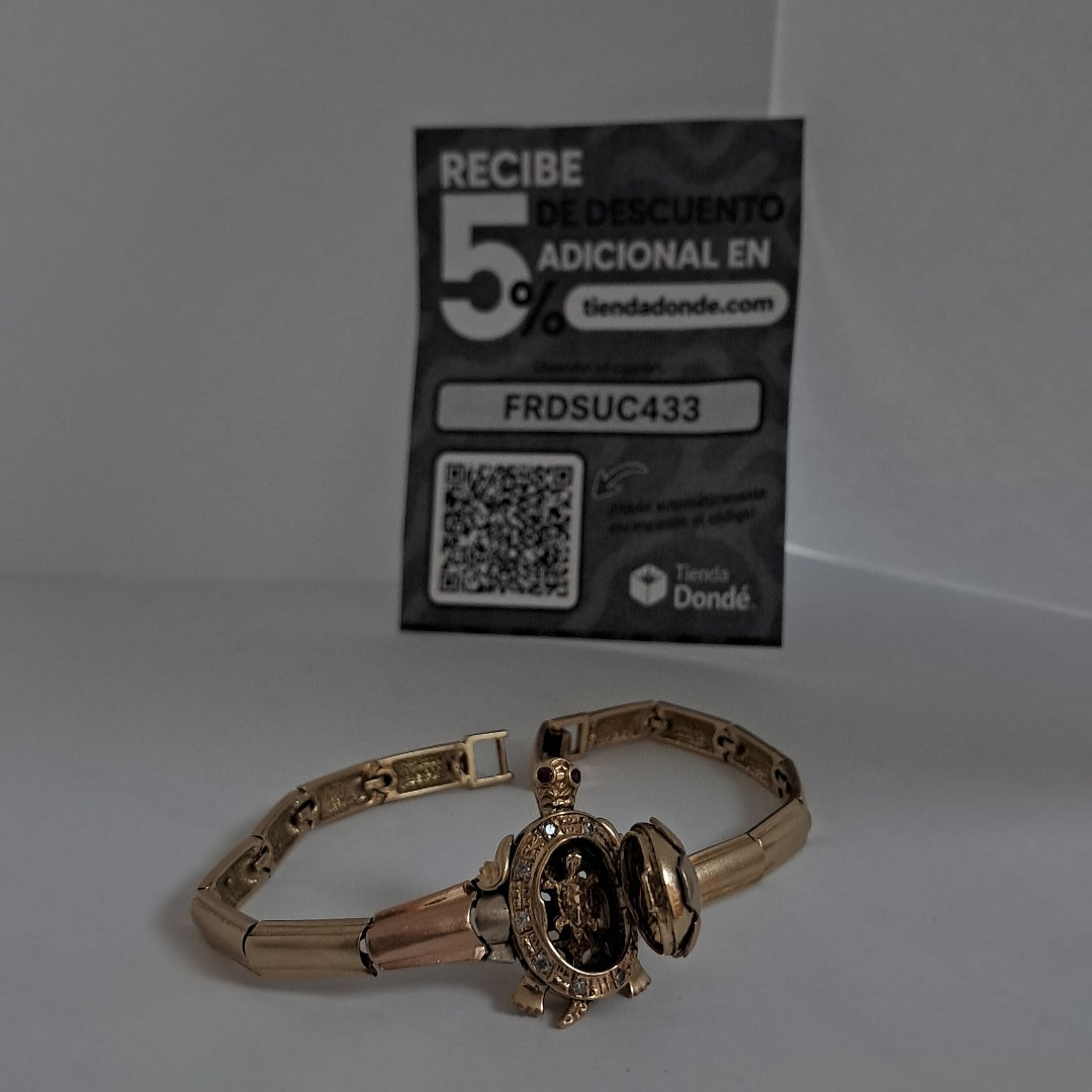 PULSERA ORO COMBINADO 14 K 19,30 GRMS (SEMINUEVO)