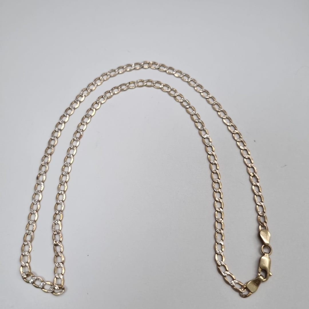 CADENA ORO,RODIADO 10 K 3,60 GRMS (SEMINUEVO)