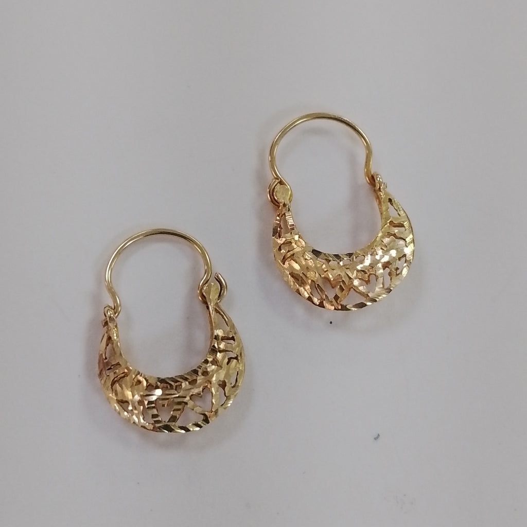 ARRACADAS PAR ORO 10 K 1,60 GRMS (SEMINUEVO)