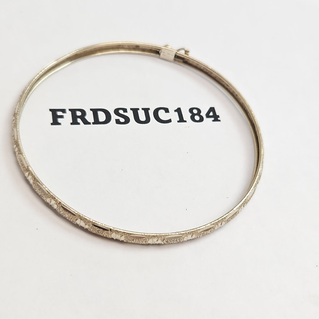 PULSERA RIGIDA ORO 14 K 3.9 GRMS (SEMINUEVO)