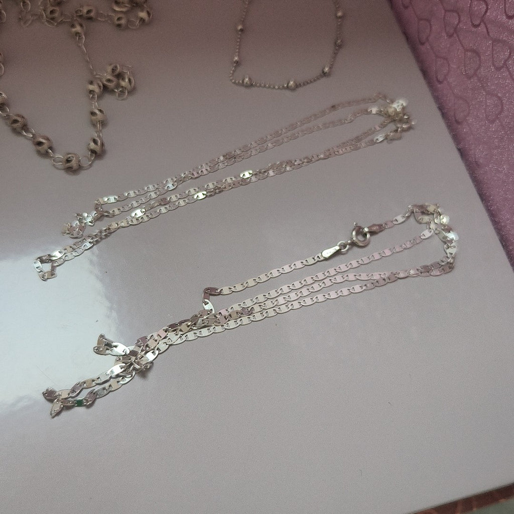 CADENA, ROSARIO PLATA 21.7 GRMS (SEMINUEVO)