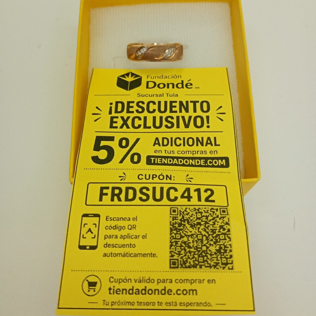 ARGOLLA ORO 10 K 2.4 GRMS (SEMINUEVO)