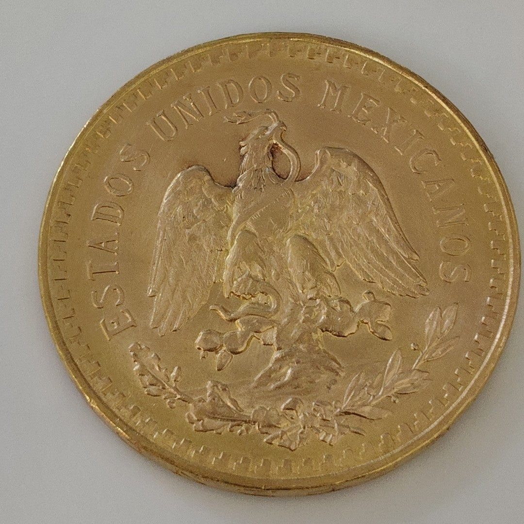 K1 41,60 GRMS 21 K IDENTIFICACIÓN MONEDA NOMINATIVA MONEDAS PESOS 50 PESOS (SEMINUEVO)