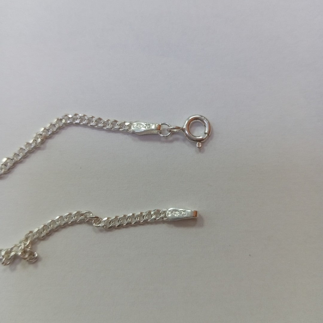CADENA BARBADA PLATA .925 60 CM 6.63 GR (NUEVO)