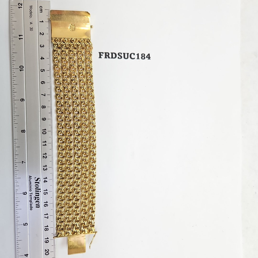 BRAZALETE ORO 18 K 98,80 GRMS (SEMINUEVO)