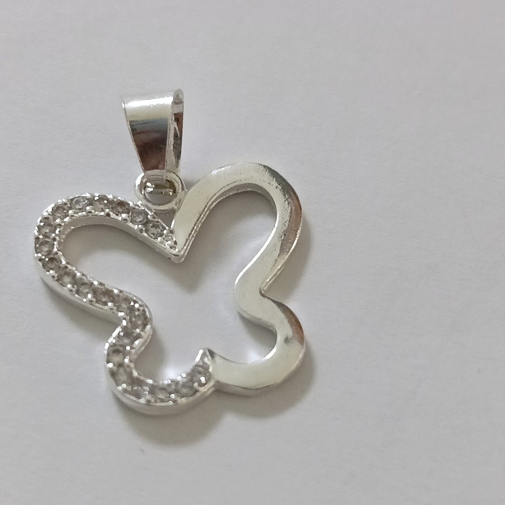 DIJE MARIPOSA C/CIRCONIAS PLATA .925 2.4 GR (NUEVO)
